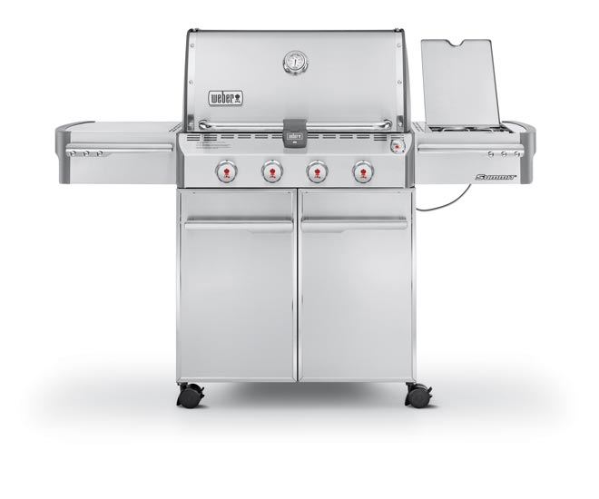 Weber Summit S-420 4-burner gas grill with side burner