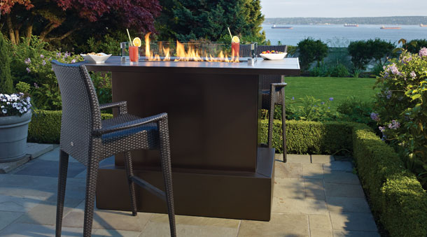 Regency PTO28CIT Contemporary Outdoor Gas fireplace firetable