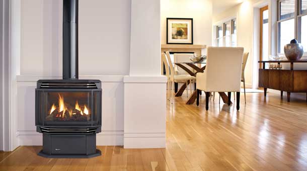 Regency U38 Black Gas Stove