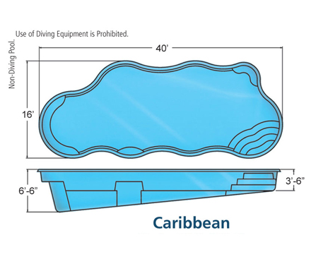 Viking Caribbean In-ground swimming pool installation by Seattle pool builder