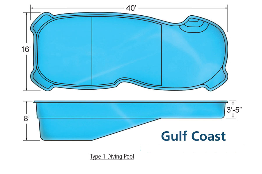 Viking Gulf Coast In-ground swimming pool installation by Seattle pool builder