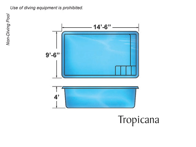 Viking Tropicana In-ground swimming pool installation by Seattle pool builder